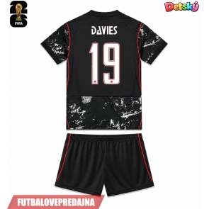 Lacne Dětský Futbalové dres Kanada Alphonso Davies #19 MS 2026 Krátky Rukáv - Preč (+ trenírky)